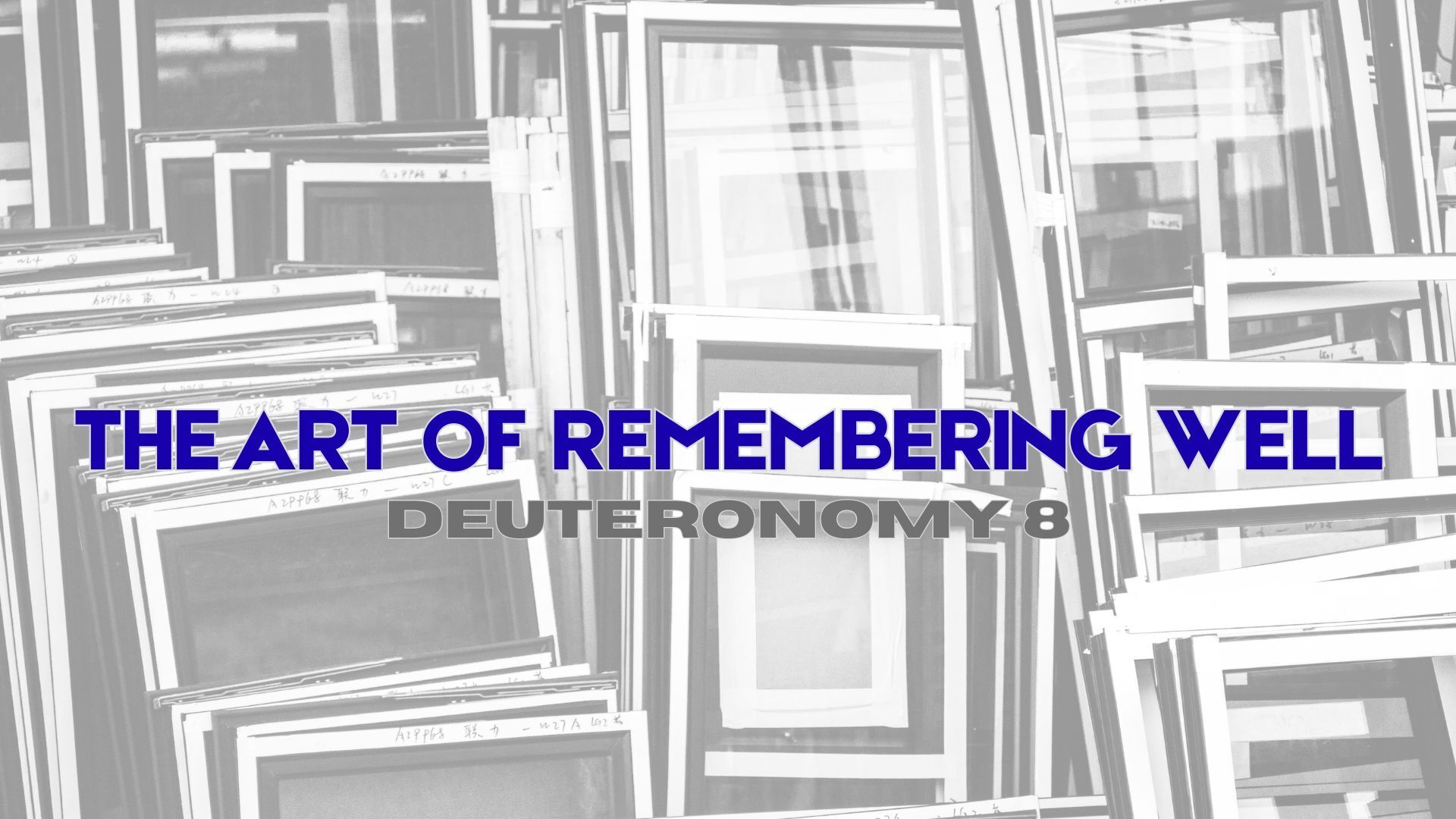 The Art of Remembering Well