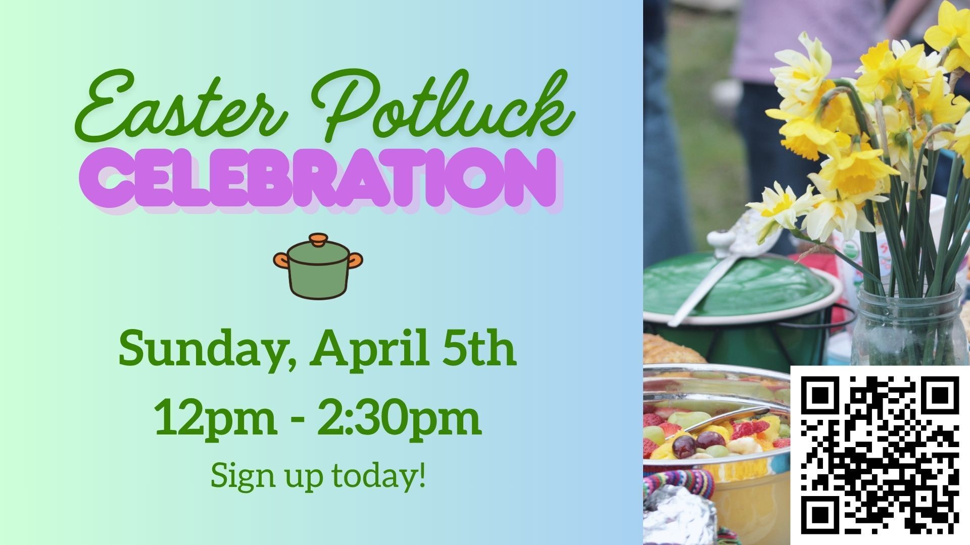 Easter Potluck 2026